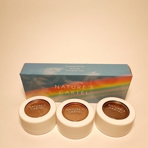 Nature's Cartel Other - Nature’s Cartel EYESHADOW Cream Trio Champagne 90’s Nude Tan Lines